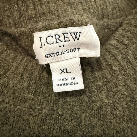 J. Crew Olive Knit Dress - Picture 2 of 2